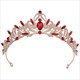 Leaf Birthday Tiara With Rhinestone Accents