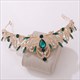 Leaf Birthday Tiara With Rhinestone Accents