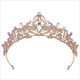 Leaf Birthday Tiara With Rhinestone Accents