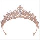 Leaf Birthday Tiara With Rhinestone Accents