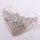 Leaf Birthday Tiara With Rhinestone Accents