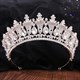 Crystal Bridal Tiara With Rhinestone Accents