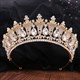 Crystal Bridal Tiara With Rhinestone Accents