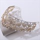 Baroque Leaf Rhinestone Princess Bridal Tiara