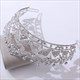 Baroque Leaf Rhinestone Princess Bridal Tiara