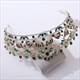 Baroque Leaf Rhinestone Princess Bridal Tiara
