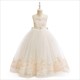 Lace Embellished Sleeveless Birthday Princess Dress