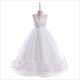 Lace Embellished Sleeveless Birthday Princess Dress