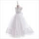 Lace Embellished Sleeveless Birthday Princess Dress