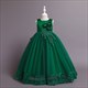 Vintage Lace Embellished Princess Flower Girl Dress With Flowers