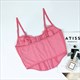 Spaghetti Strap Sweetheart Lace Embellished Bustier Top