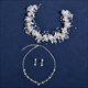 Handmade Pearl Headband Necklace Earring Set