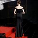 Off The Shoulder Split Front Prom Dress With Cascading Ruffles