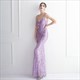 Sequin Spaghetti Strap Mermaid V-Neck Prom Dress