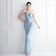 Sequin Spaghetti Strap Mermaid V-Neck Prom Dress