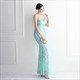 Sequin Spaghetti Strap Mermaid V-Neck Prom Dress