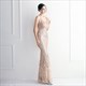 Sequin Spaghetti Strap Mermaid V-Neck Prom Dress