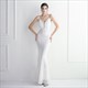 Sequin V-Neck Backless Long Prom Dress With Beading