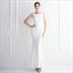 Mermaid Beaded Backless Prom Dress With Cascading Ruffles