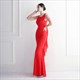 Mermaid Beaded Backless Prom Dress With Cascading Ruffles
