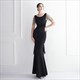 Mermaid Beaded Backless Prom Dress With Cascading Ruffles