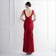 Mermaid Beaded Backless Prom Dress With Cascading Ruffles