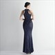 High Neck Sleeveless Keyhole Mermaid Sequin Prom Dresses