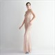High Neck Sleeveless Keyhole Mermaid Sequin Prom Dresses