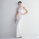 High Neck Sleeveless Keyhole Mermaid Sequin Prom Dresses