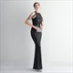 High Neck Sleeveless Keyhole Mermaid Sequin Prom Dresses