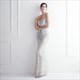 V-Neck Spaghetti Strap Sequin Backless Prom Dress