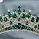 Crystal Bridal Tiara With Rhinestone Accents