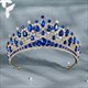 Crystal Bridal Tiara With Rhinestone Accents