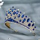 Crystal Bridal Tiara With Rhinestone Accents