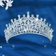 Crystal Bridal Tiara With Rhinestone Accents
