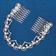 Rhinestone Accent Hair Comb For Birthday Girl