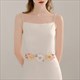 Rhinestone Wedding Sash Belt With Flower Embellished