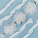 Rhinestone Wedding Sash Belt With Flower Embellished