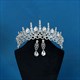 Prinzessin Brautdiadem mit Strassstein-Akzenten
