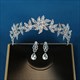 Prinzessin Brautdiadem mit Strassstein-Akzenten