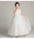 Lace Applique Sleeveless Tulle Birthday Princess Dress