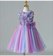 Rainbow Birthday Tutu Flower Girl Dress With Sequin Embellishments