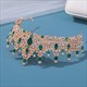 Legierung Brauttiara mit Strass-Akzenten