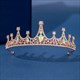 Alloy Birthday Girl Bridal Tiara With Rhinestone Accents