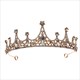 Alloy Birthday Girl Bridal Tiara With Rhinestone Accents