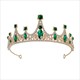 Alloy Birthday Girl Bridal Tiara With Rhinestone Accents
