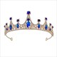 Alloy Birthday Girl Bridal Tiara With Rhinestone Accents