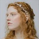 Kristall Perlen und Strass BrautHaarreif