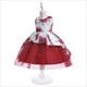 Sleeveless Floral Print Flower Girl Dress With Bow Back