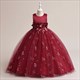 Sleeveless Lace Embellished Flower Girl Dresses